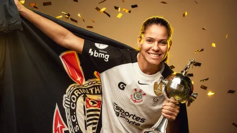 Erika segue no Timão até 2027 – Foto: Staff Images Woman/CONMEBOL