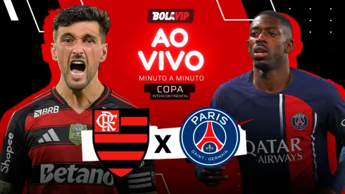 Flamengo x PSG é transmitido ao vivo pelo Bolavip Brasil. Fotos: Alex Planting e Dhavid Normando (Getty Images)