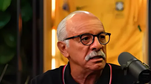 Comentarista da Globo analisa a final no 1º tempo. Foto: Reprodução/YouTube canal do GB.