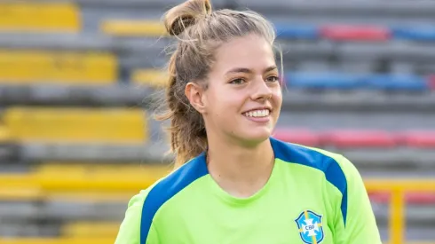 Morganti treinando na Colômbia. Foto: Nelson Terme/CBF