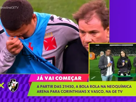 Corinthians x Vasco: Cocão machuca joelho e sai de campo em prantos