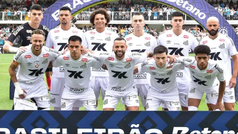Time do Santos que atuou na última rodada