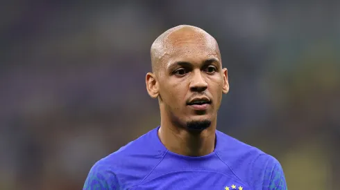 Fabinho em campo pela Seleção Brasileira.