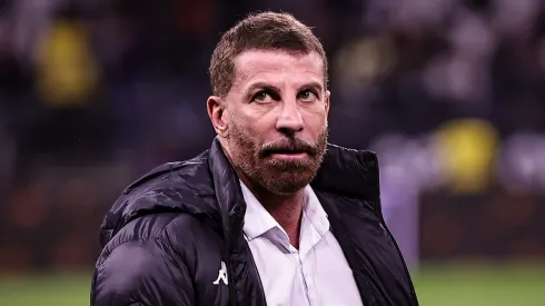 Pedrinho presidente do Vasco durante partida contra o Corinthians no estadio Arena Corinthians pelo campeonato Copa Do Brasil 2025. Foto: Fabio Giannelli/AGIF
