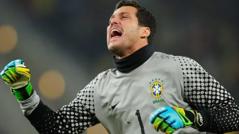 Julio César foi titular da Seleção Brasileira nas Copas do Mundo de 2010 e 2014 (Photo by Stuart Franklin/Getty Images)