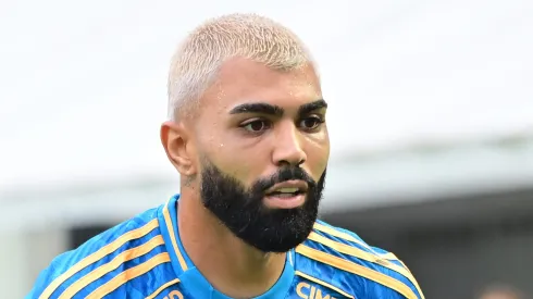 Gabigol jogador do Cruzeiro durante partida contra o Santos no estadio Vila Belmiro