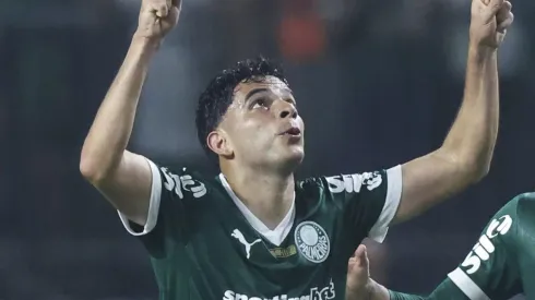 Bruno Rodrigues, atacante do Palmeiras em partida pelo campeonato brasileiro (Foto: Alexandre Schneider/Getty Images)