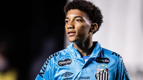 Atacante tem o futuro incerto – Foto: Raul Baretta/Santos FC.