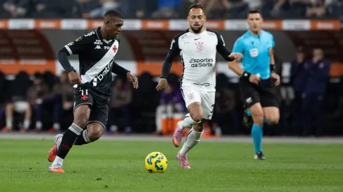 Rayan, jogador do Vasco durante partida contra o Corinthians no estadio Arena Corinthians pelo campeonato Copa Do Brasil 2025. Foto: Joisel Amaral/AGIF