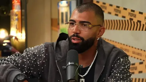 Gabigol em entrevista. Reprodução – PodPah.