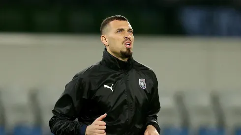 Léo Duarte em ação nos últimos anos. Foto: Ahmad Mora/Getty Images