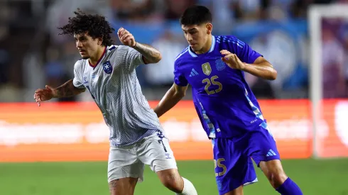 Rivero em partida pela Seleção Argentina. Photo by Megan Briggs/Getty Images