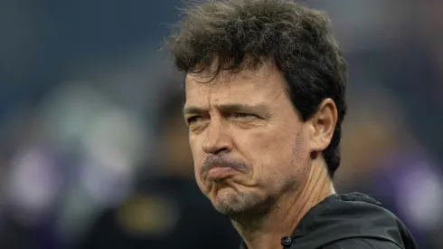 Fernando Diniz durante a final entre Corinthians x Vasco – Foto: Joisel Amaral/AGIF