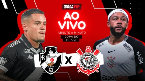 Vasco x Corinthians é transmitido ao vivo pelo Bolavip Brasil. Fotos: Thiago Ribeiro e Ettore Chiereguini (AGIF)