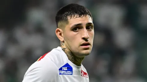 SP – SAO PAULO – 20/09/2025 – BRASILEIRO A 2025, PALMEIRAS X FORTALEZA – Gaston Avila jogador do Fortaleza durante partida contra o Palmeiras no estadio Arena Allianz Parque pelo campeonato Brasileiro A 2025. Foto: Jota Erre/AGIF