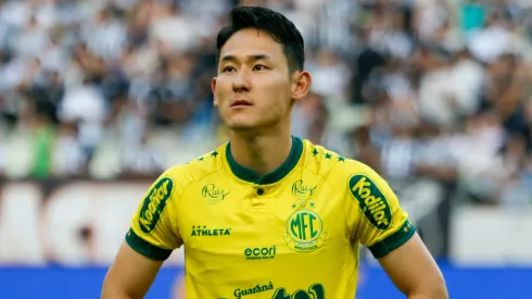 Chico Kim jogador do Mirassol durante partida contra o Ceara no estadio Arena Castelao pelo campeonato Brasileiro B 2024. Foto: Baggio Rodrigues/AGIF
