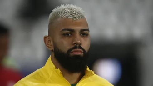 — Gabigol com a camisa da Seleção Brasileira
