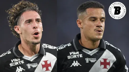 Nuno Moreira e Coutinho se destacaram no Vasco em 2025 – Fotos: Thiago Ribeiro/AGIF