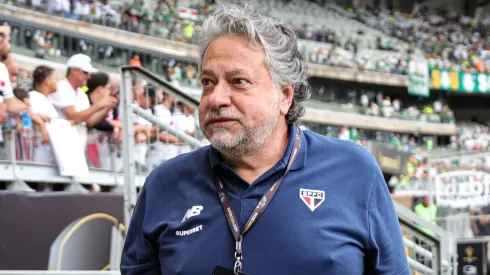 MG – BELO HORIZONTE – 04/02/2024 – SUPERCOPA 2024, PALMEIRAS X SAO PAULO – Julio Casares Presidente do Sao Paulo durante partida contra o Palmeiras no estadio Mineirao pelo campeonato Supercopa 2024. Foto: Gilson Lobo/AGIF