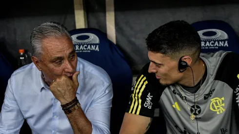 Tite e Matheus Bachi, comissão técnica do Cruzeiro