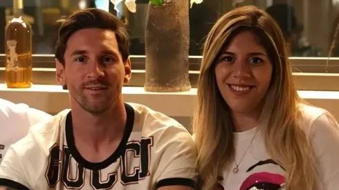 Lionel Messi e sua irmão, María Sol. Foto: Reprodução Instagram