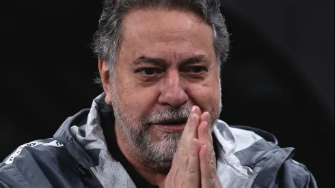 SP – SAO PAULO – 20/11/2025 – BRASILEIRO A 2025, CORINTHIANS X SAO PAULO – Julio Casares presidente do Sao Paulo durante partida contra o Corinthians no estadio Arena Corinthians pelo campeonato Brasileiro A 2025. Foto: Ettore Chiereguini/AGIF