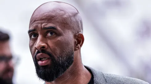 Fabinho Soldado diretor do Corinthians antes da partida contra o Ceara no estadio Arena Corinthians pelo campeonato Brasileiro A 2025. Foto: Fabio Giannelli/AGIF