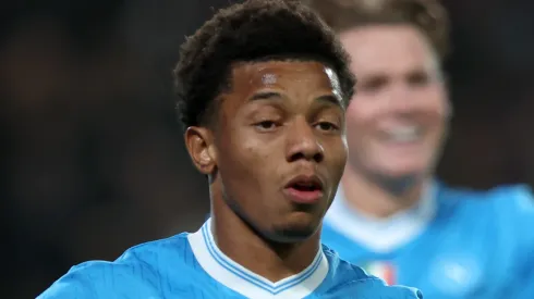 David Neres foi essencial para o título do Napoli na Supercopa da Itália (Photo by Yasser Bakhsh)