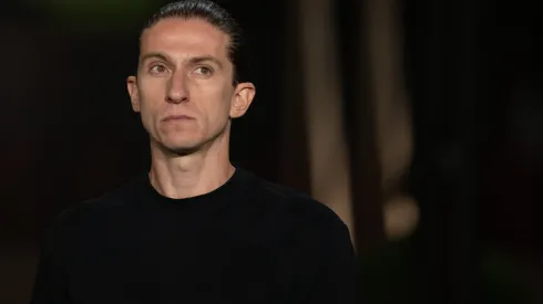 Filipe Luís no comando técnico do Flamengo – Foto: Jorge Rodrigues/AGIF