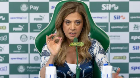 Leila Pereira, presidente do Palmeiras. Foto: Ettore Chiereguini/AGIF