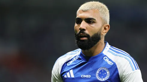 Gabigol, jogador do Cruzeiro, durante partida contra o Corinthians no estadio Mineirao pelo campeonato Copa Do Brasil 2025. Foto: Gilson Lobo/AGIF