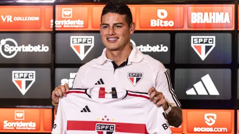 James Rodríguez não foi bem com a camisa do São Paulo.