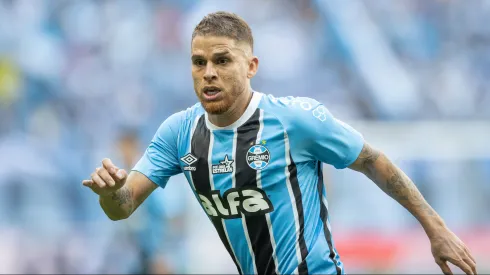 Gustavo Cuellar jogador do Gremio durante partida contra o Mirassol no estadio Arena do Gremio pelo campeonato Brasileiro A 2025. Foto: Liamara Polli/AGIF