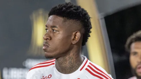Vitao jogador do Internacional durante partida contra o Flamengo no estadio Maracana pelo campeonato Copa Libertadores 2025. Foto: Lucas Gabriel Cardoso/AGIF