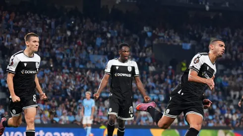 Giakoumakis em partida pelo PAOK. Photo by Jose Manuel Alvarez Rey/Getty Images