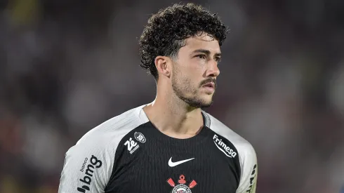 Gustavo Henrique em campo pelo Corinthians. Foto: Thiago Ribeiro/AGIF