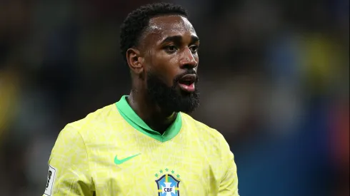 Gerson durante jogo pela Seleção Brasileira