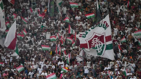 Torcida do Fluminense durante partida contra Fortaleza no estadio Maracana pelo campeonato Brasileiro A 2025. Foto: Thiago Ribeiro/AGIF