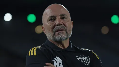 Jorge Sampaoli técnico do Atlético-MG durante partida contra o Fluminense no estádio Maracanã pelo campeonato Brasileiro A 2025