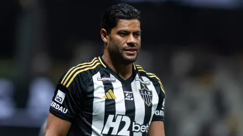 Hulk jogador do Atlético-MG durante partida contra o Bahia no estadio Arena MRV pelo campeonato Brasileiro A 2025.
