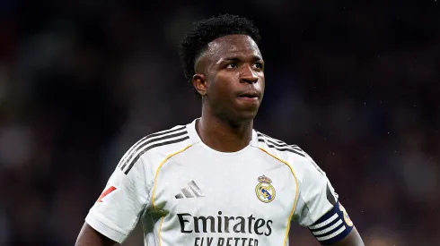 Vinícius Júnior do Real Madrid durante partida pela LaLiga