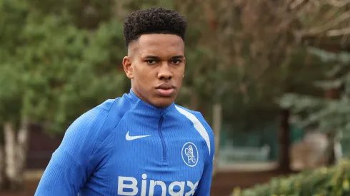 Estêvão, atualmente jogador do Chelsea – (Photo by Jasper Wax/Getty Images)