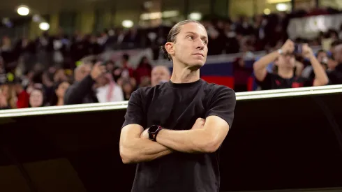 Filipe Luís técnico do Flamengo. Foto: Adriano Fontes/Flamengo