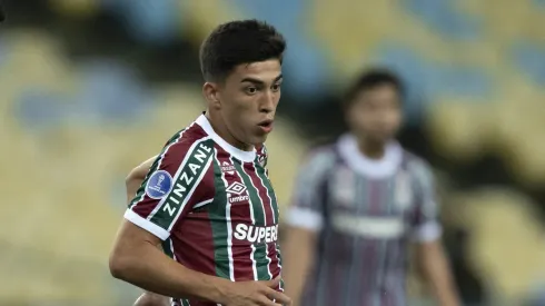 Lezcano jogador do Fluminense durante partida contra o San Jose no estadio Maracana pelo campeonato Copa Sul-americana 2025. Foto: Jorge Rodrigues/AGIF