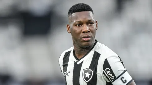 Patrick de Paula jogador do Botafogo durante partida contra o Bangu no estádio Engenhão pelo campeonato Carioca 2025