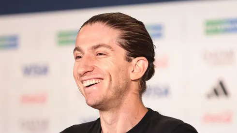 Filipe durante coletiva no Intercontinental