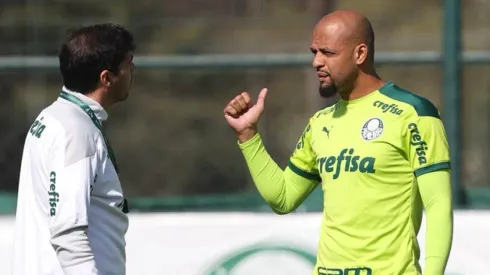 Abel Ferreira foi amplamente criticado por Felipe Melo com folga maior que elenco após um 2025 frustrante para o Palmeiras – Foto: César Greco/SEP