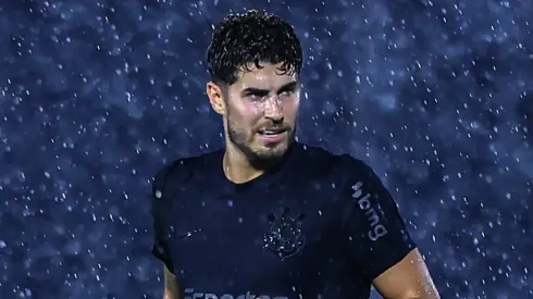 Pedro Raul jogador do Corinthians durante partida contra o Bragantino. Foto: Marcello Zambrana/AGIF