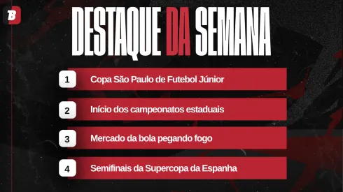 Confira a agenda da semana