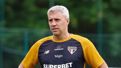 Crespo em treino do São Paulo